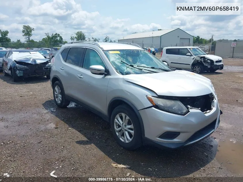 KNMAT2MV6GP658419 2016 Nissan Rogue Sv