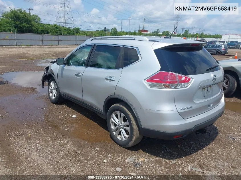 KNMAT2MV6GP658419 2016 Nissan Rogue Sv