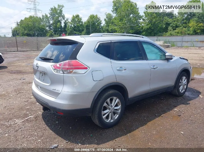 KNMAT2MV6GP658419 2016 Nissan Rogue Sv