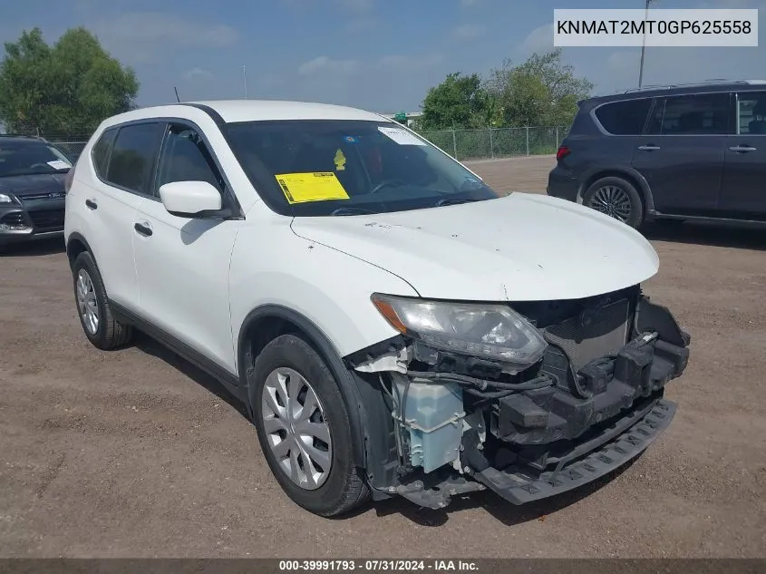 KNMAT2MT0GP625558 2016 Nissan Rogue S