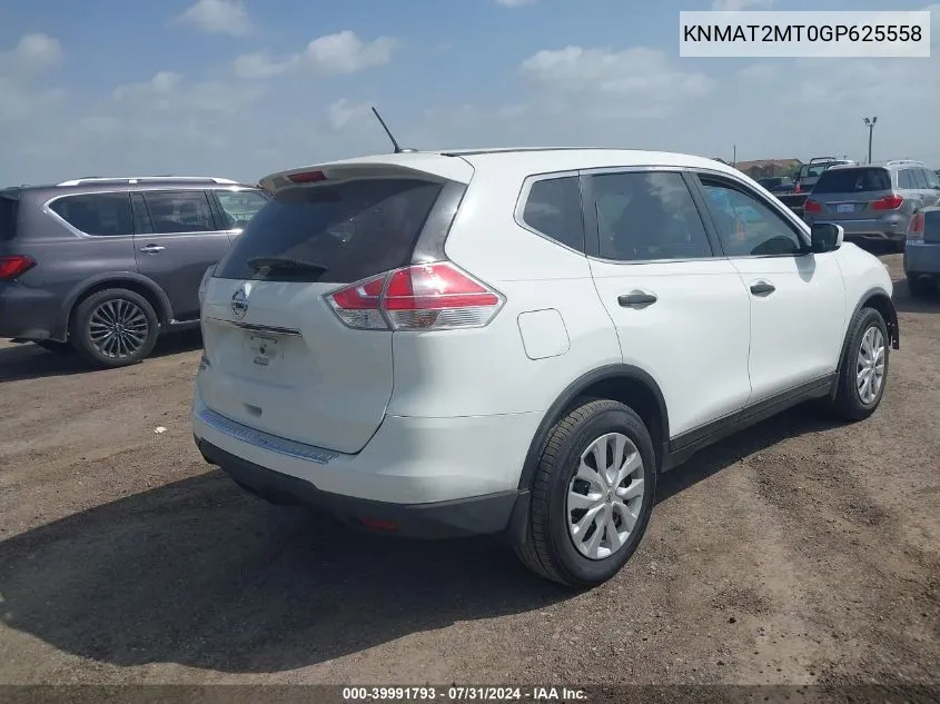 KNMAT2MT0GP625558 2016 Nissan Rogue S