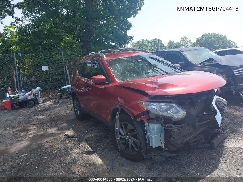 KNMAT2MT8GP704413 2016 Nissan Rogue Sl