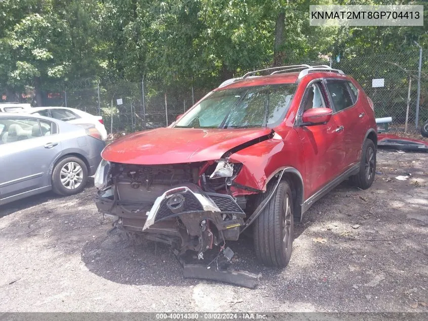 KNMAT2MT8GP704413 2016 Nissan Rogue Sl