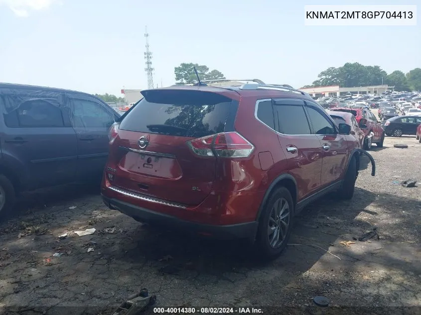 KNMAT2MT8GP704413 2016 Nissan Rogue Sl