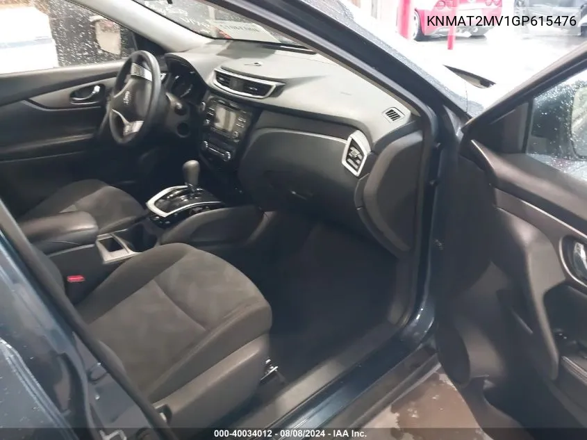 KNMAT2MV1GP615476 2016 Nissan Rogue Sv