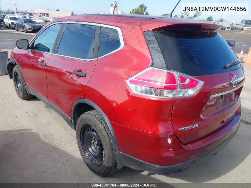 JN8AT2MV0GW144656 2016 Nissan Rogue S