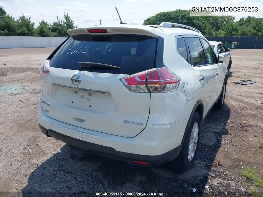 5N1AT2MM0GC876253 2016 Nissan Rogue Sv