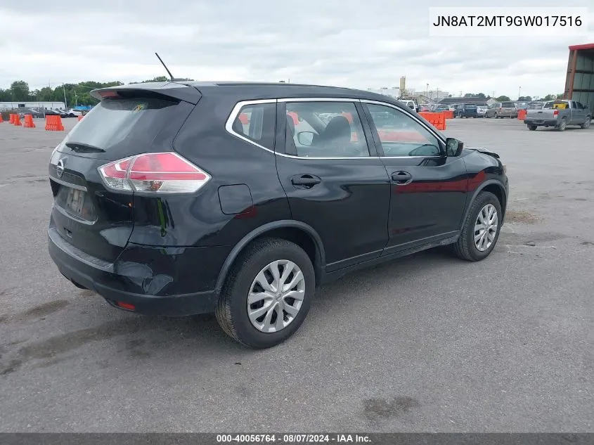 JN8AT2MT9GW017516 2016 Nissan Rogue S