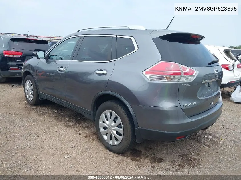 KNMAT2MV8GP623395 2016 Nissan Rogue S