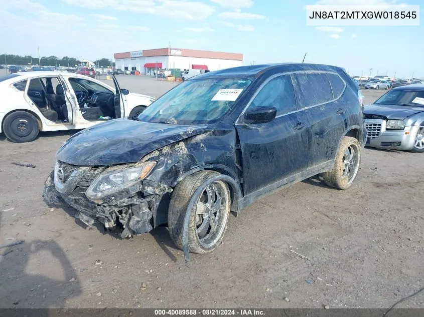 JN8AT2MTXGW018545 2016 Nissan Rogue S/Sl/Sv