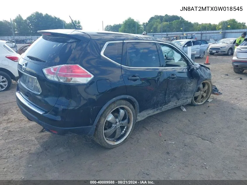 JN8AT2MTXGW018545 2016 Nissan Rogue S/Sl/Sv