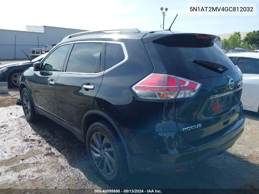 5N1AT2MV4GC812032 2016 Nissan Rogue Sl