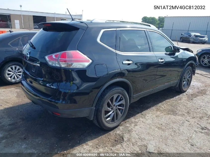 5N1AT2MV4GC812032 2016 Nissan Rogue Sl