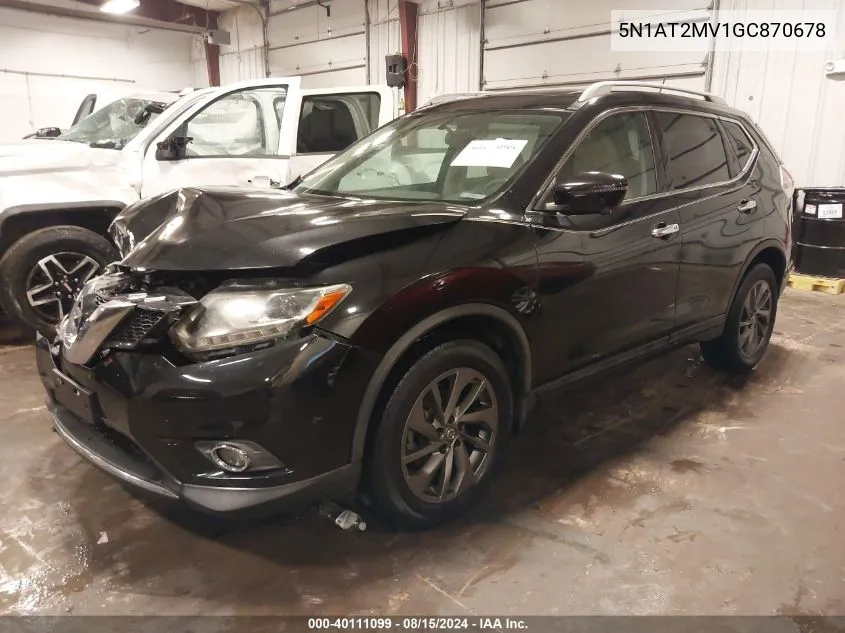 5N1AT2MV1GC870678 2016 Nissan Rogue Sl