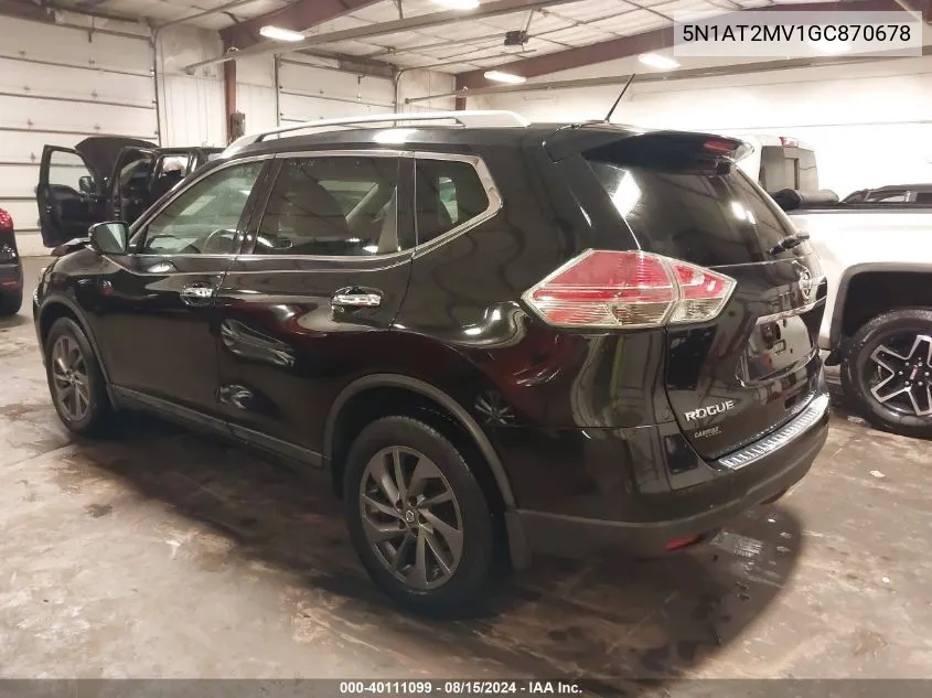 5N1AT2MV1GC870678 2016 Nissan Rogue Sl