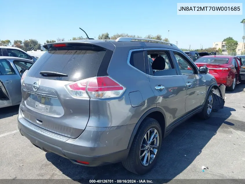 JN8AT2MT7GW001685 2016 Nissan Rogue S