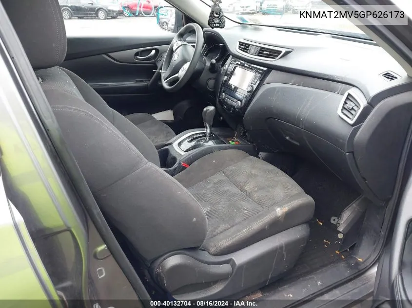 KNMAT2MV5GP626173 2016 Nissan Rogue Sv