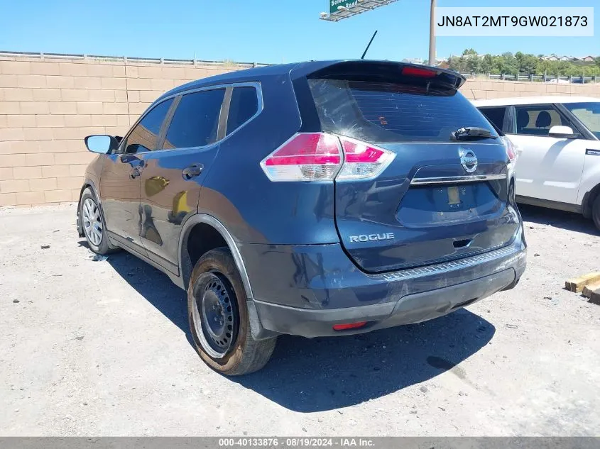 2016 Nissan Rogue S VIN: JN8AT2MT9GW021873 Lot: 40133876