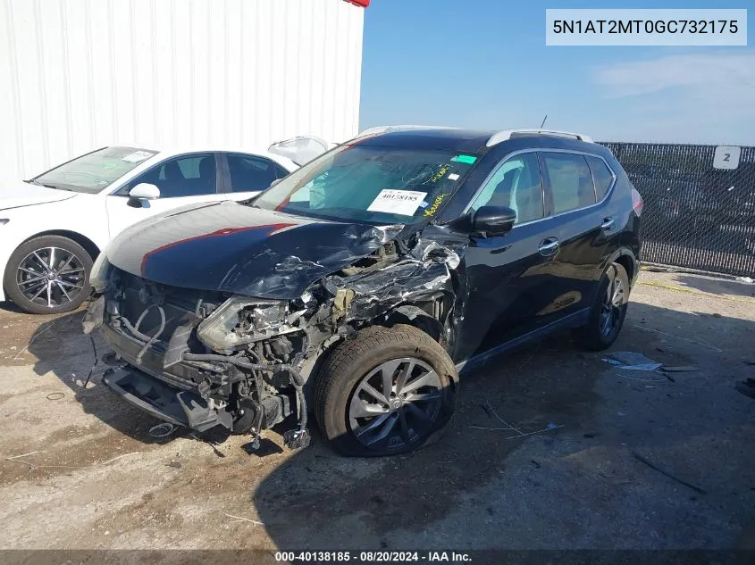 5N1AT2MT0GC732175 2016 Nissan Rogue S/Sl/Sv