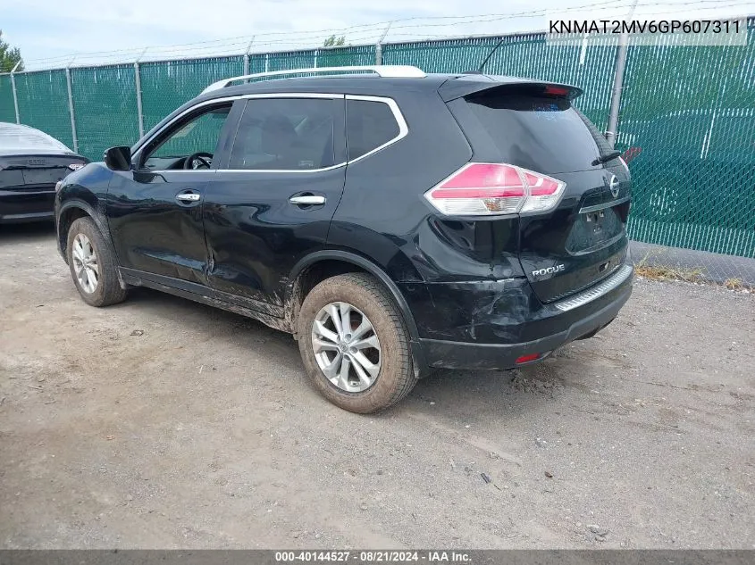 KNMAT2MV6GP607311 2016 Nissan Rogue Sv