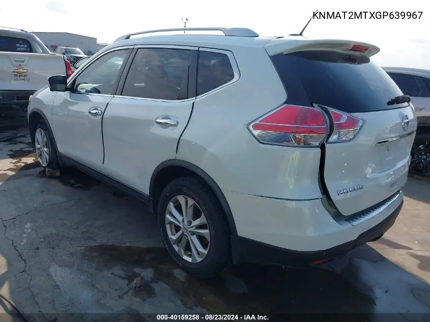 KNMAT2MTXGP639967 2016 Nissan Rogue Sv