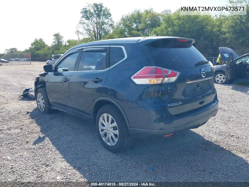 KNMAT2MVXGP673571 2016 Nissan Rogue S