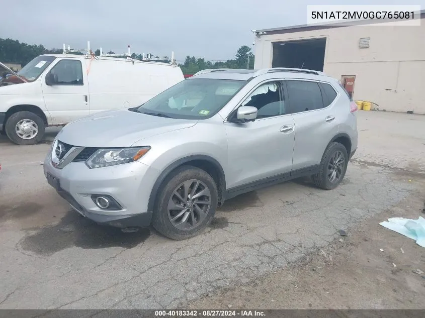 5N1AT2MV0GC765081 2016 Nissan Rogue Sl