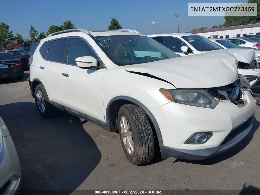 5N1AT2MTXGC773459 2016 Nissan Rogue Sv