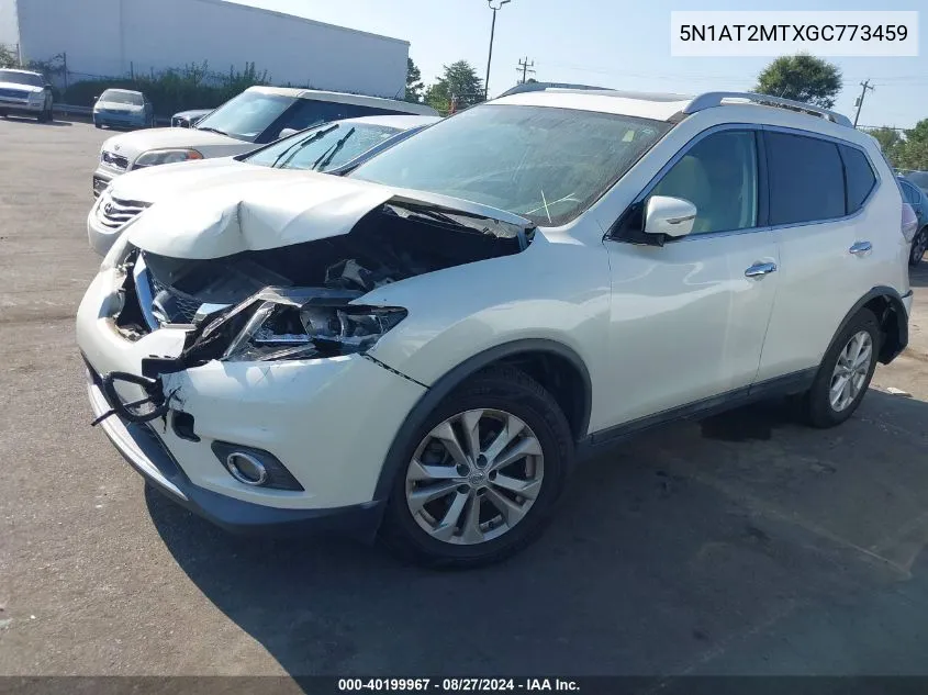 5N1AT2MTXGC773459 2016 Nissan Rogue Sv