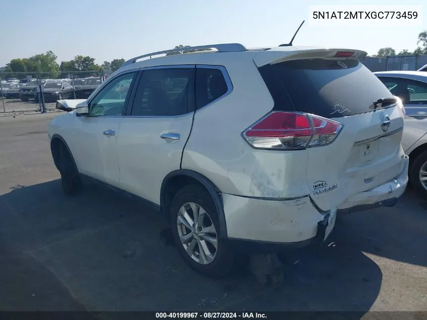 5N1AT2MTXGC773459 2016 Nissan Rogue Sv