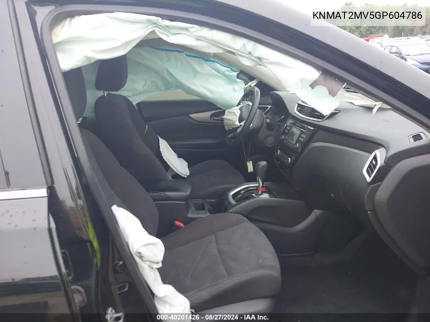 KNMAT2MV5GP604786 2016 Nissan Rogue Sv