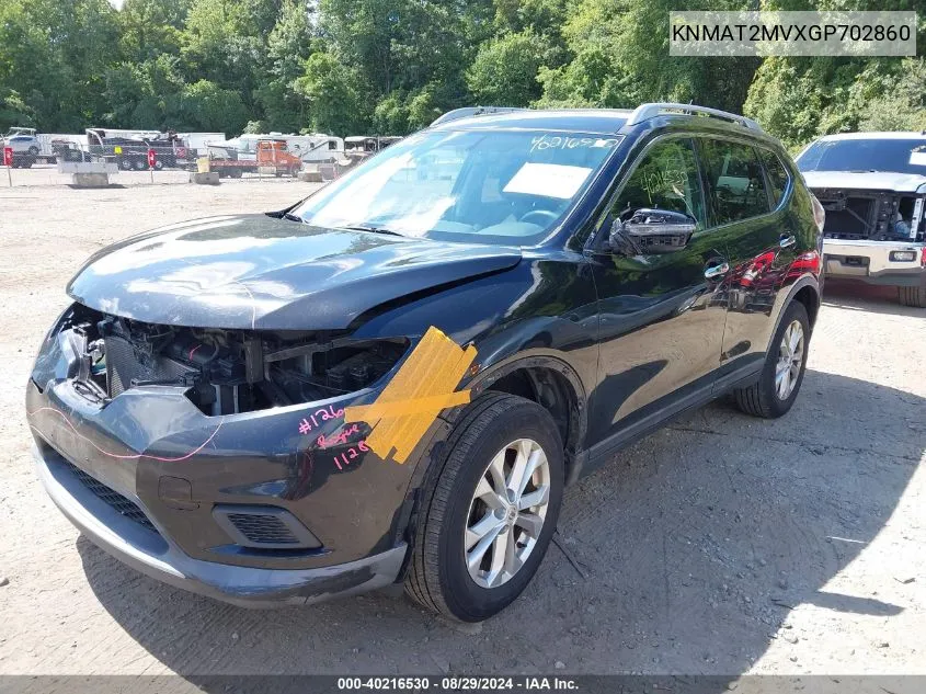 KNMAT2MVXGP702860 2016 Nissan Rogue Sv