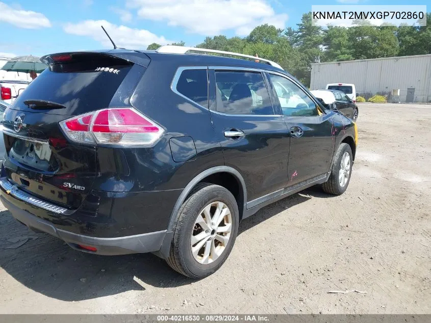 KNMAT2MVXGP702860 2016 Nissan Rogue Sv