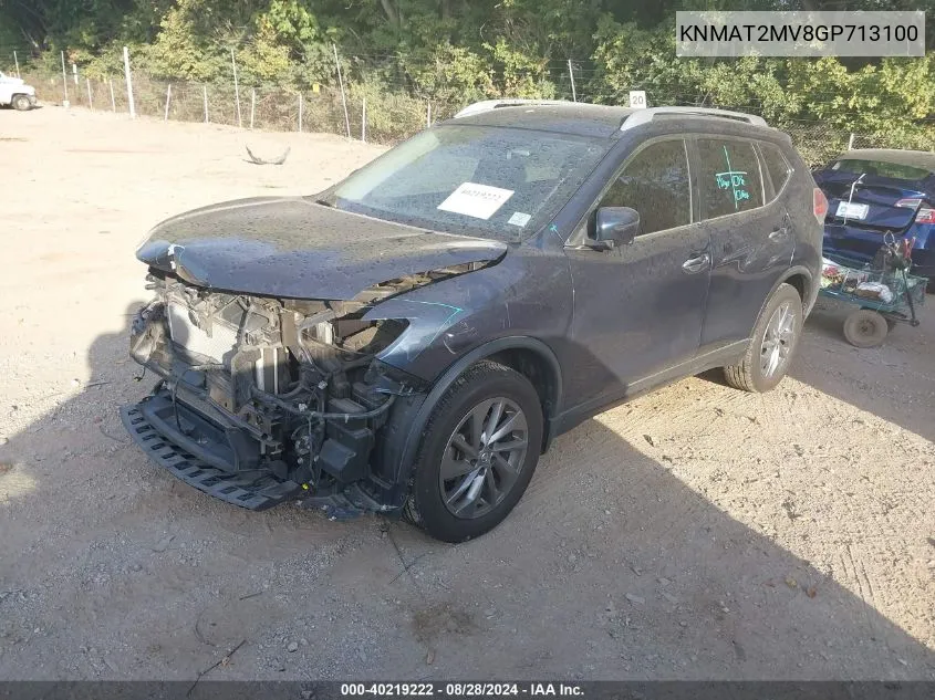 KNMAT2MV8GP713100 2016 Nissan Rogue Sl