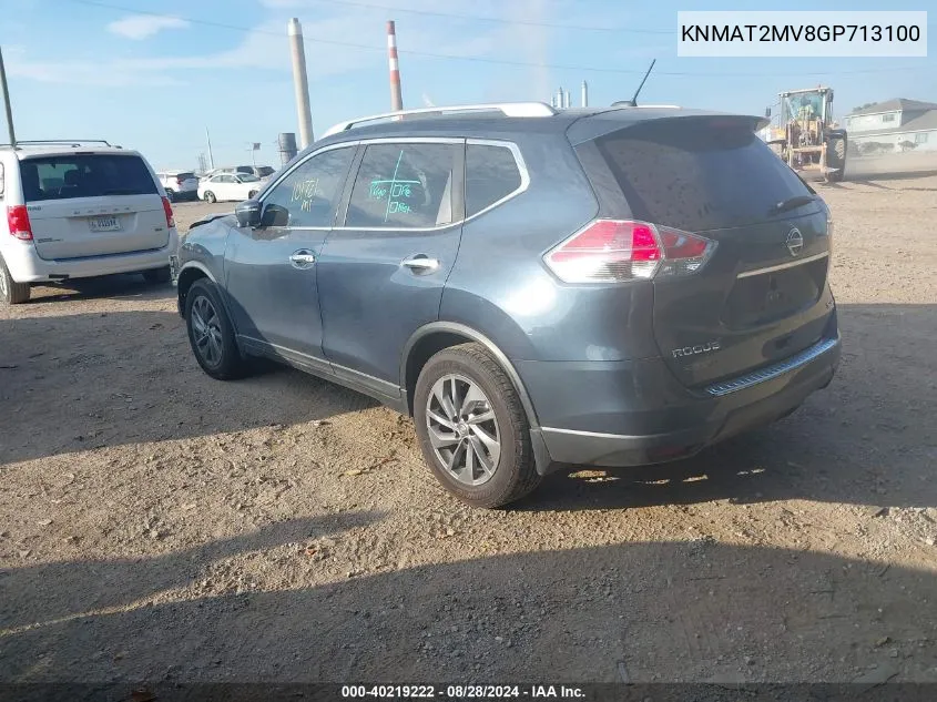 KNMAT2MV8GP713100 2016 Nissan Rogue Sl