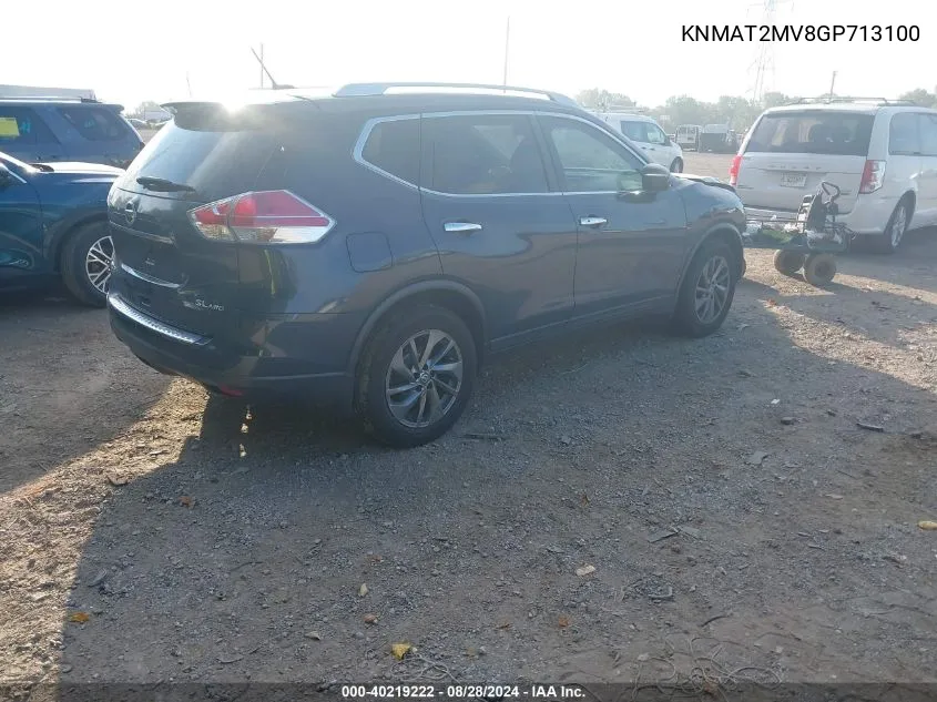 KNMAT2MV8GP713100 2016 Nissan Rogue Sl