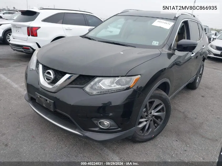 5N1AT2MV8GC866935 2016 Nissan Rogue Sl