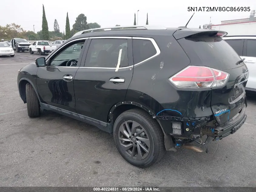 5N1AT2MV8GC866935 2016 Nissan Rogue Sl