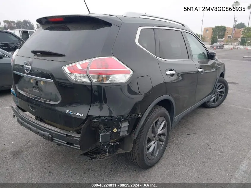 5N1AT2MV8GC866935 2016 Nissan Rogue Sl