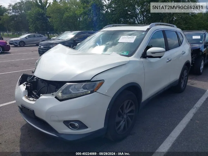 5N1AT2MV9GC862411 2016 Nissan Rogue Sl