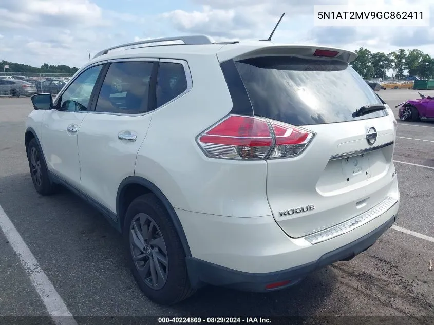 5N1AT2MV9GC862411 2016 Nissan Rogue Sl