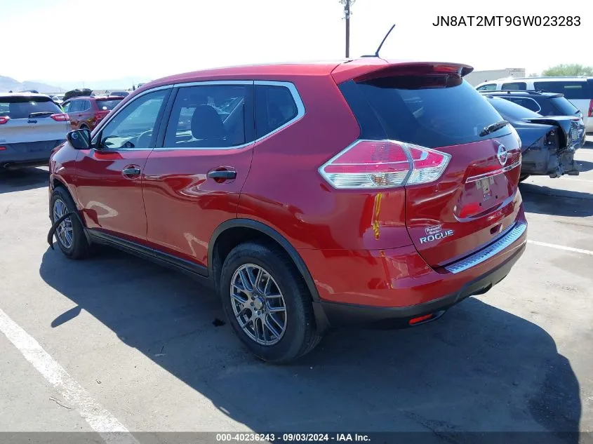 2016 Nissan Rogue S VIN: JN8AT2MT9GW023283 Lot: 40236243