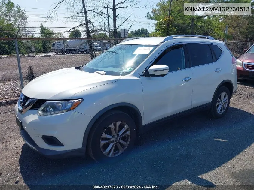 KNMAT2MV8GP730513 2016 Nissan Rogue Sv