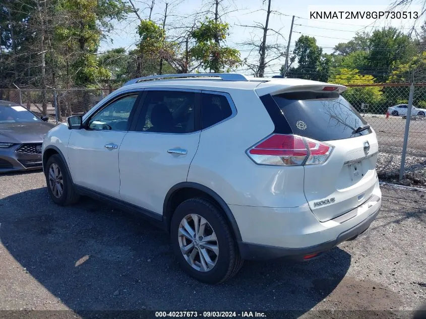 KNMAT2MV8GP730513 2016 Nissan Rogue Sv