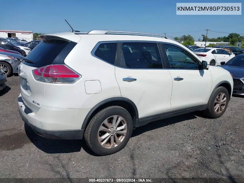 KNMAT2MV8GP730513 2016 Nissan Rogue Sv