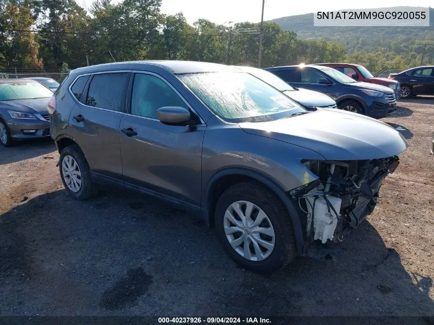 5N1AT2MM9GC920055 2016 Nissan Rogue S/Sl/Sv