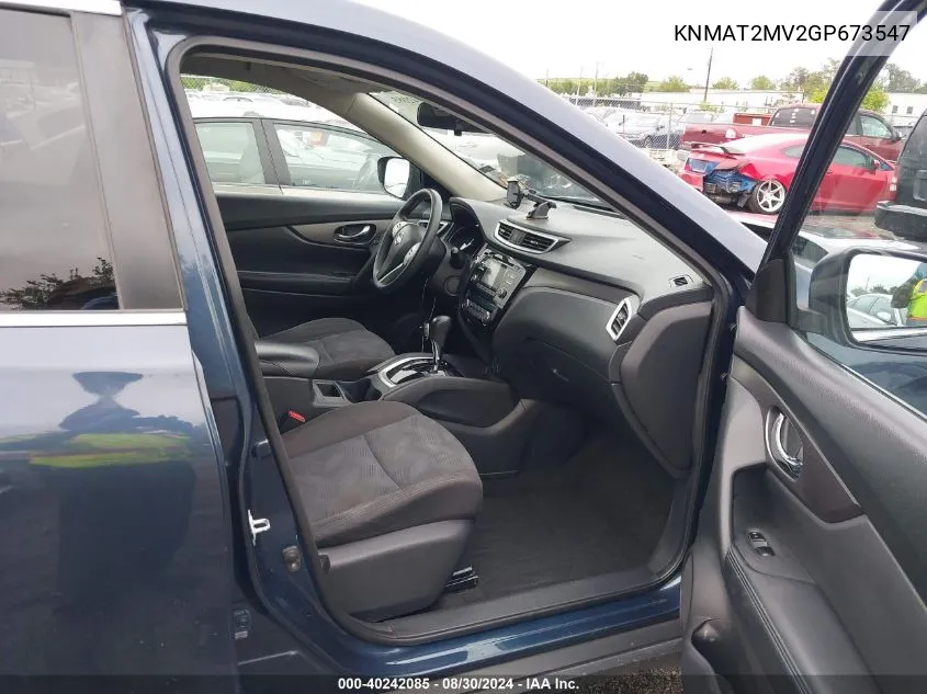 KNMAT2MV2GP673547 2016 Nissan Rogue Sv