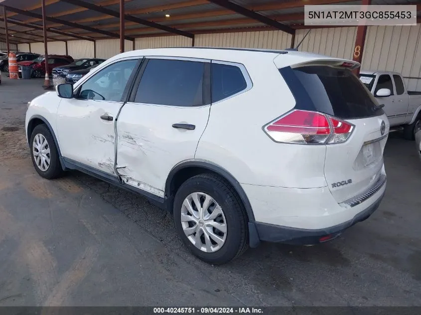 5N1AT2MT3GC855453 2016 Nissan Rogue S