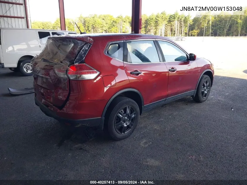 JN8AT2MV0GW153048 2016 Nissan Rogue S