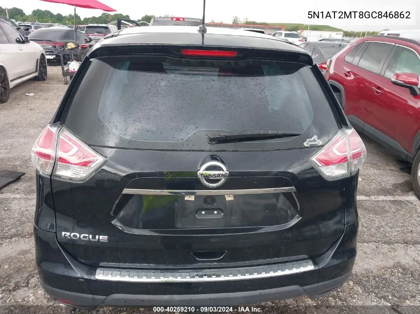 5N1AT2MT8GC846862 2016 Nissan Rogue S